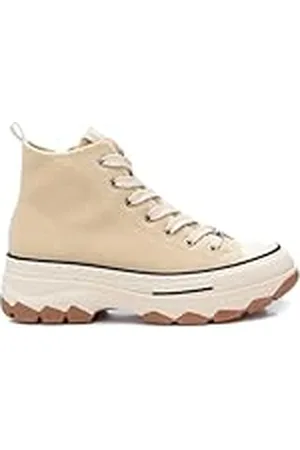 Refresh Zapatilla Mujer Beige - Calzado Cómodo y Versátil - Moda casual - Modelo 17231702 (Talla 38)