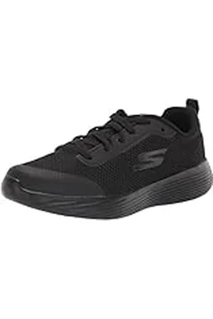 Skechers GO RUN 400 V2 OMEGA, Zapatillas para Correr para Niños, Black Textile & Trim, 35 EU