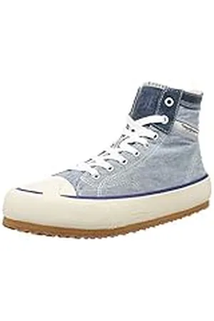 Diesel Principia, Zapatillas Deportivas Hombre, Light Blue/Vintage Indigo-H8955 High, 45 EU