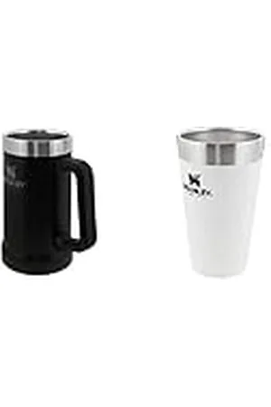 Stanley Adventure Vacuum Stein, Unisex-Adult, , 1 Unidad (Paquete de 1) + Adventure Stacking Beer Pint, Unisex-Adult, Blanco Polar, 1 Unidad (Paquete de 1)