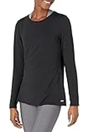 Amazon Camiseta Deportiva, Ligera y Elástica de Secado Rápido y Manga Larga (Disponible en Talla Extragrande) Mujer, , XL