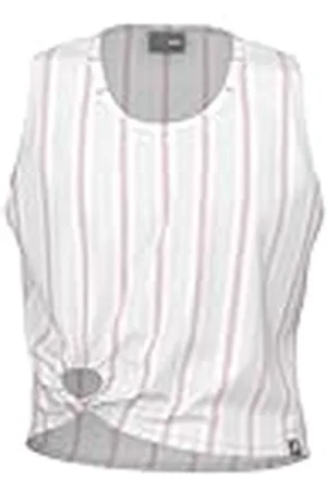 Head Move Alight - Camiseta sin Mangas para Mujer, Color Morado y Blanco