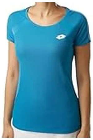 Lotto Squadra PL - Camiseta para Mujer (Talla XS), Color y Blanco