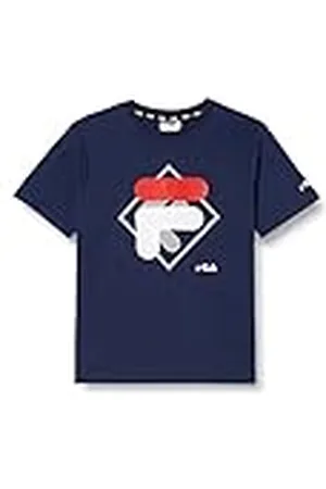 Fila Camiseta de Manga Corta Infantil FAT0340 50001 Azul Marino