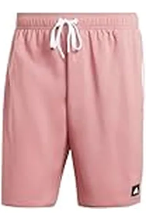 adidas 3-Stripes CLX Swim Shorts Bañador, Hombre, Multicolor (Preloved Crimson/White), XS