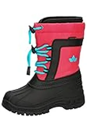 LICO Willi, Botas para Nieve, Rosa, Negro, Turquesa, 28 EU