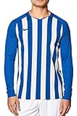 Nike M NK STRP Dvsn III JSY LS Long Sleeved t-Shirt, Hombre, Royal Blue/White/Black/Black, M