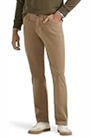 Lee Performance Jeans de Pierna cónica, Ajuste Recto, Movimiento, Serie Extreme Motion Cadena de 100%, , 42W x 32L para Hombre