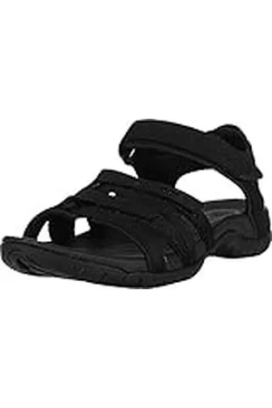Teva W Tirra, Zapatos para Senderismo, Schwarz Auf Schwarz, 35 EU
