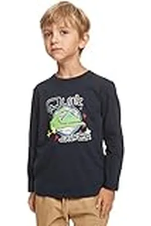 Quiksilver Vintage Feel - Camiseta de Manga Larga para Chicos 8-16