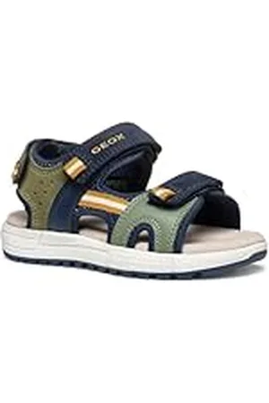 Geox J Sandal ALBEN Boy A, Sandalia, Sage/Navy, 38 EU