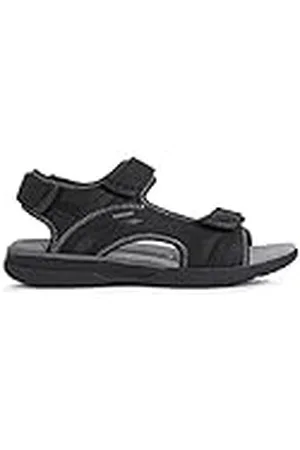 Geox U Spherica Ec5 A, Sandalias para Hombre, (Black), 43 EU