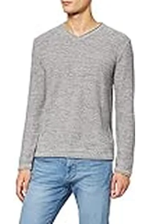 Benetton Jersey Cuello V M/L 1196u4663 Suéter, , S para Hombre