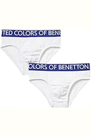 Benetton Juego de 2 Braguitas 3op80s1u7 Ropa Interior, , XX-Small para Niños