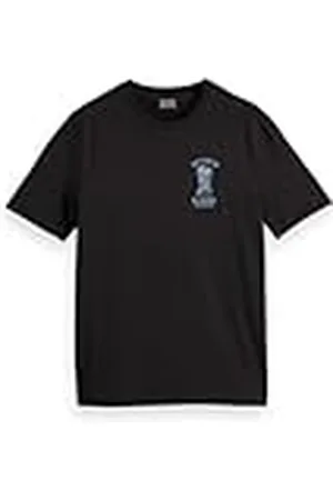 Scotch&Soda Left Chest Artwork t-Shirt Camiseta, , XL Hombres