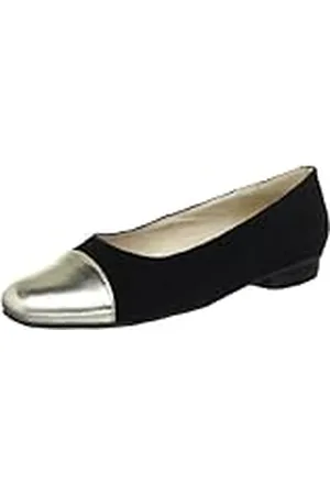 Andrea Conti 0595509 - Bailarinas de Cuero para Mujer, Color Negro, Talla 40