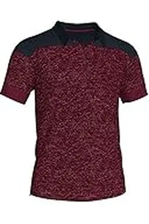 Joma Winner Polos Caballero, Hombre, Burdeos-Negro, M