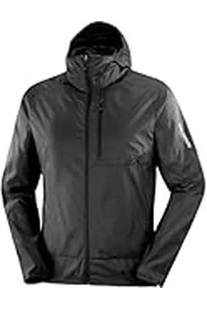 Salomon Bonatti Cross Wind Jacket Cortavientos, Blanco/Gris/Violeta/Gris Escarcha, L para Hombre