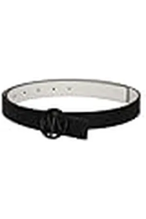 Armani Exchange Circle Logo Buckle Belt Grtel, , L para Mujer