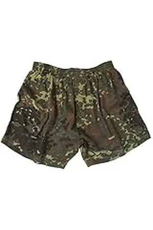 Mil-tec Miltec Boxer Shorts Flecktarn, Verde Camo, XXL