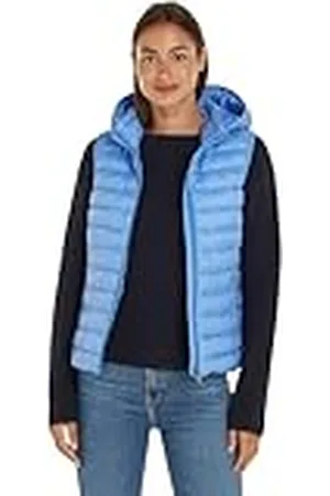 Tommy Hilfiger Mujer Chaleco Padded Global Stripe Chaleco Acolchado, , L