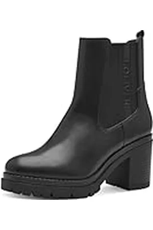 QS by s.Oliver Botas de tacón para Mujer 5-25410-43, Cortas al Tobillo, Black, 38 EU