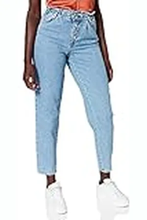 ONLY Onlcuba Life HW Slouchy Ca Lbdnm JNS Dot Jeans, , XL para Mujer