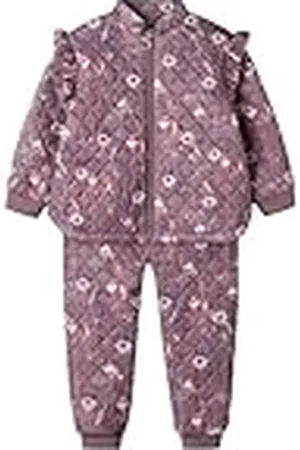 NAME IT NMFMOON Quilt Set AOP 1FO Traje para Nieve, , 110 para Niñas