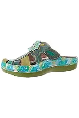LAURA VITA Bicllyo 03, Zuecos para Mujer, Verde (Vertec Vertec), 35 EU