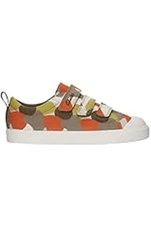 Clarks City Vibe K, Zapatillas Niños, Multicolor (Olive Interest), 28 EU