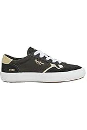Pepe Jeans Travis Brit W, Zapatillas para Mujer, (Black), 6