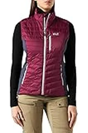 Jack Wolfskin Routeburn, Gilet Acolchado A Prueba De Viento, Baya Silvestre, L, Mujer