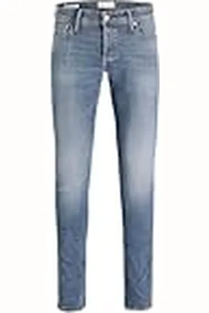 JACK & JONES Jjiclark Jjoriginal Sq 665 Jeans, Azul Denim, 36W x 32L Hombres