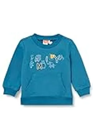 Koton Sweatshirt Printed Long Sleeve Crew Neck Kangaroo Pocket Brushed Interior Cotton, Sudadera Niños Bebes,