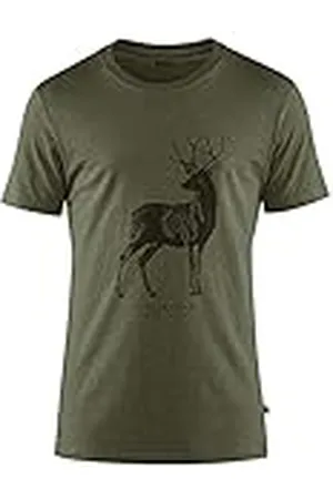 Fjällräven Fjallraven Deer Print T-Shirt M Camiseta, Hombre, , XS