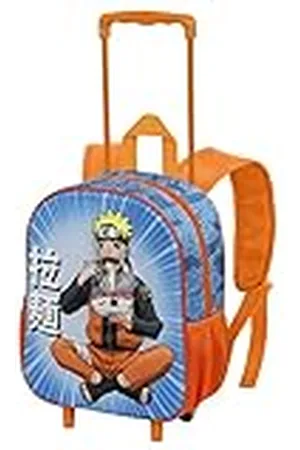 Naruto Ramen-Mochila 3D con Ruedas Pequeña, , 26 x 34 cm, Capacidad 12.5 L