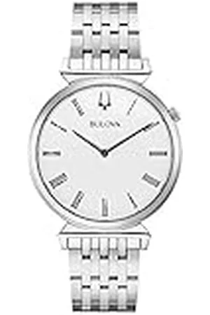 BULOVA Reloj Analógico para Mujeres de Cuarzo con Correa en Acero Inoxidable 96A232
