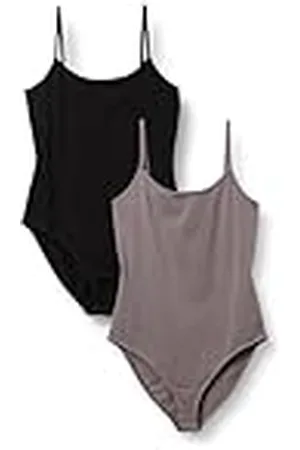 Amazon Body Tipo Camisola de Corte Entallado Mujer, Pack de 2, , XXL