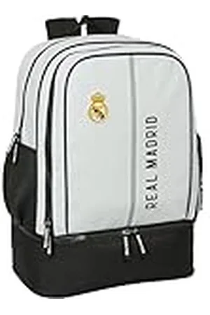 Safta REAL MADRID 1ª EQUIPACIÓN 24/25 - Mochila de Entrenamiento, para Uso Diario, Ideal para Niños de Diferentes Edades, Cómoda y Versátil, Calidad y Resistencia, 35x24x50 cm, Color