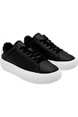 Tommy Hilfiger Zapatillas para Mujer Sneaker con Suela Cupsole, (Black), 38