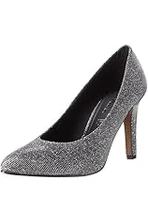 QS by s.Oliver 22444 - Zapatos de tacón mujer, color plata, talla 40