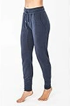 Supernatural Super natural Cómodo pantalón de Chandal para Mujer, con Lana Merina, W Essential Cuffed Pant, Talla: XS, Color: Azul Oscuro Moteado