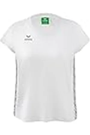 Erima Mujer Essential Team Camiseta de Deporte, Blanco, 44