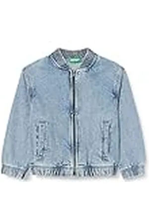 Benetton Chaqueta 2h0dcn02f Vaquera, , Medium para Niños