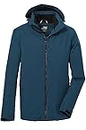 Killtec Hombre Chaqueta funcional/chaqueta de exterior con capucha desmontable KOW 22 MN JCKT, , M, 39705-000
