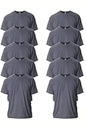 Gildan Camiseta de Ultra Cotton, Estilo G2000, T-shirt para Hombre, , S (Paquete de 10)