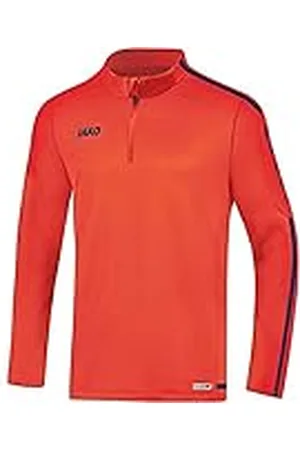 Jako Camiseta de Entrenamiento para niños Striker 2.0, Color Flame/Azul Marino, 128