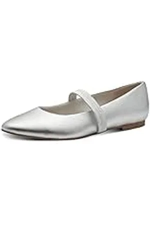 Marco Tozzi Damen Ballerinas 2-22119-44, Zapatos Tipo Ballet Mujer, Plata, 40 EU