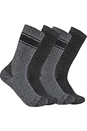 Carhartt Heavyweight-Calcetines de Entrenamiento (4 Unidades), 1pcsblack, L (Pack de 4) para Hombre