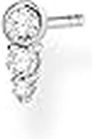 Thomas Sabo Pendientes Individuales Piedras Blancas Plata de Ley 925 H2143-051-14